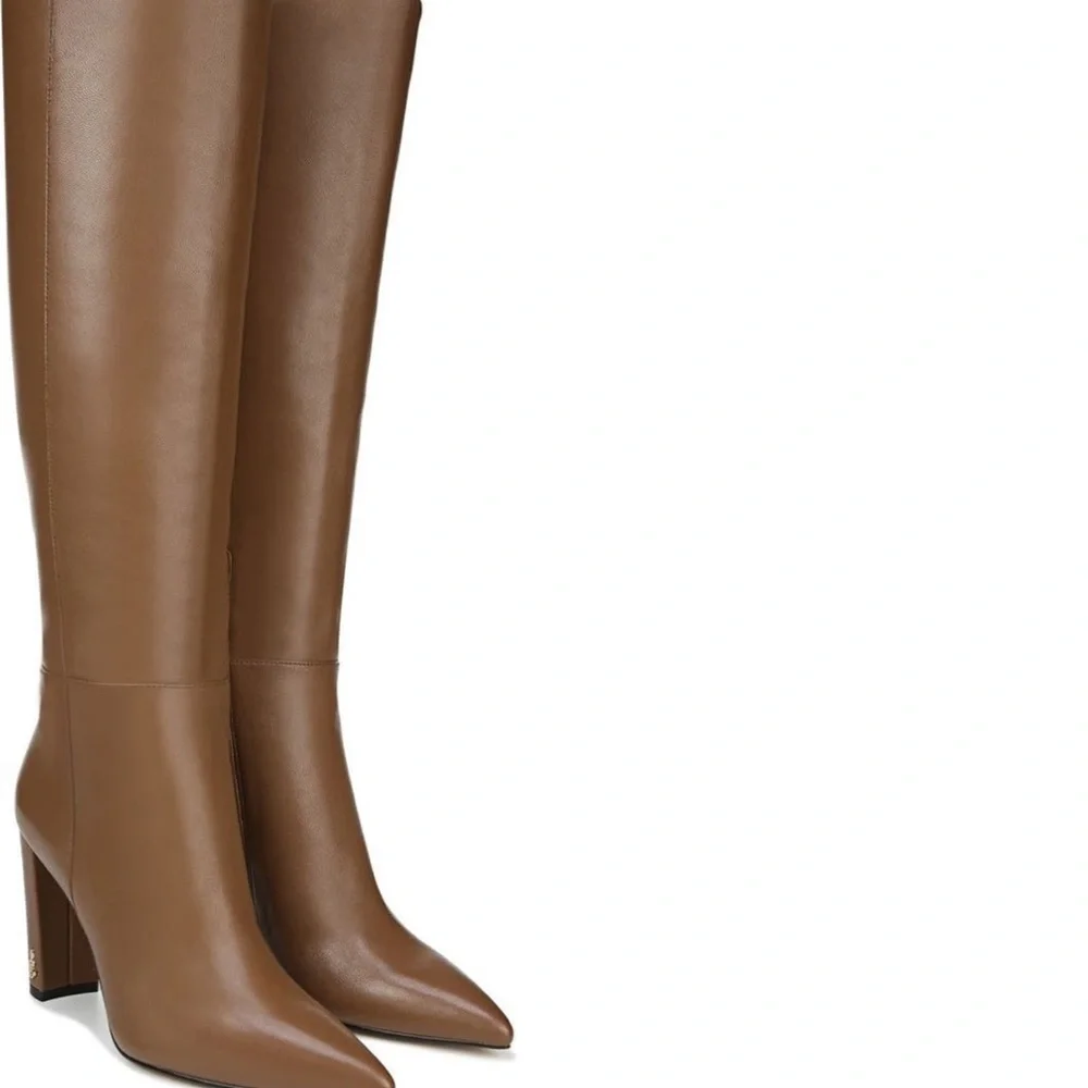SAM EDELMAN RAAKEL LEATHER KNEE BOOT - Picture 2 of 4